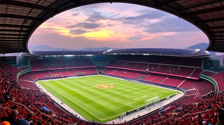 Ảnh sân vận động Old Trafford của MU