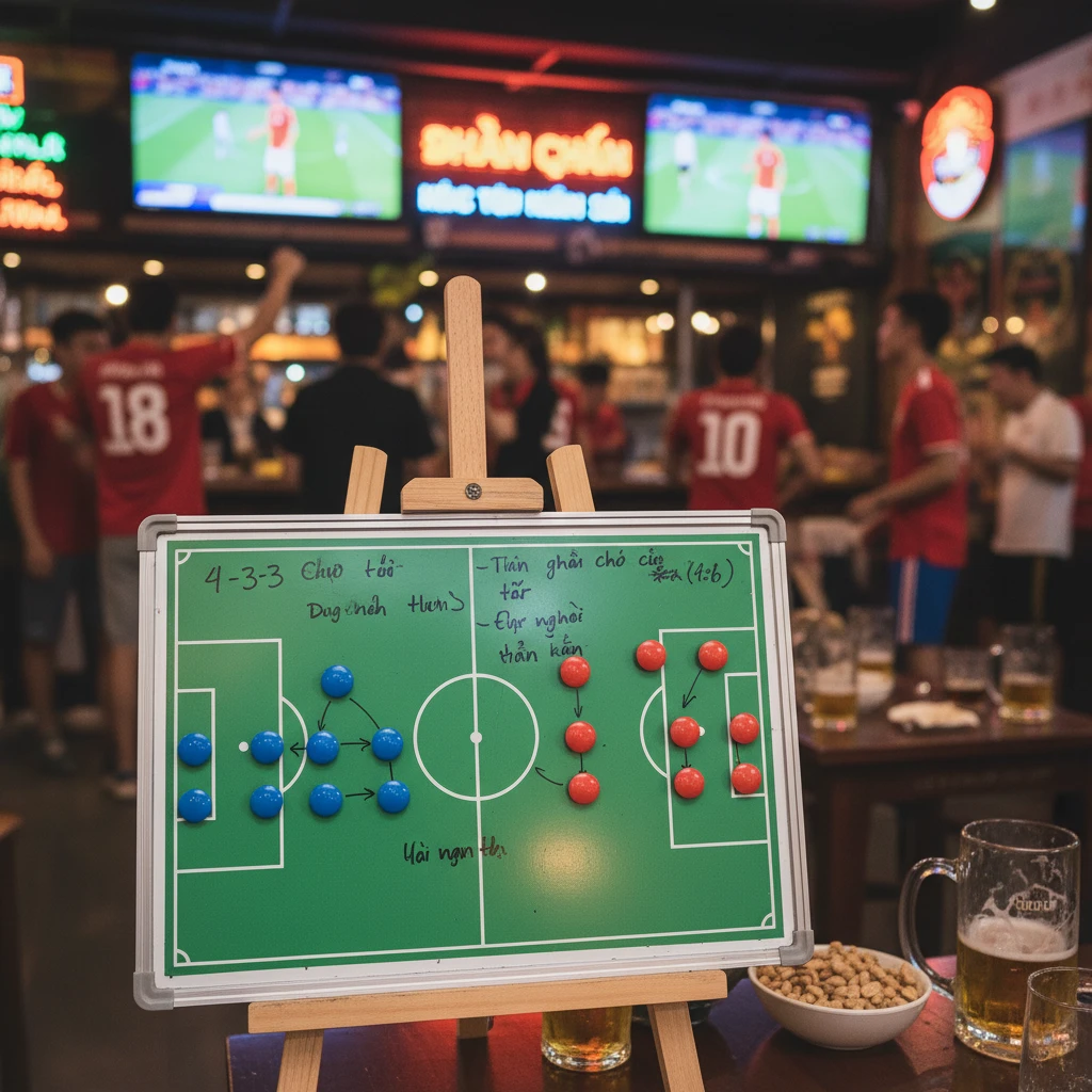 Ảnh sơ đồ chiến thuật bóng đá 4-3-3 tại Việt Nam