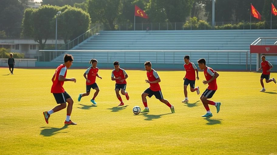 Bài tập chuyền và di chuyển trong bóng đá 11 người