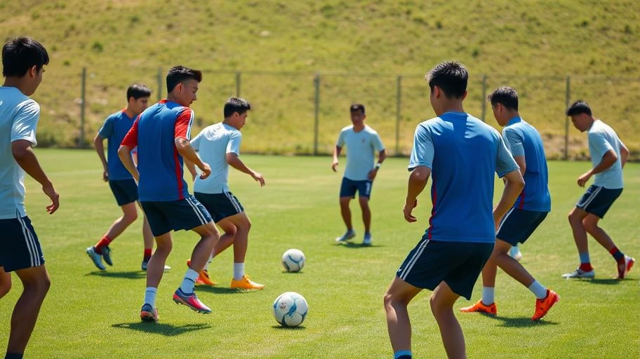 Bài tập kiểm soát bóng trong bóng đá 11 người