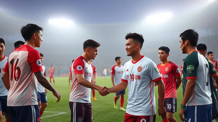 cầu thủ Pháp Bỉ bắt tay