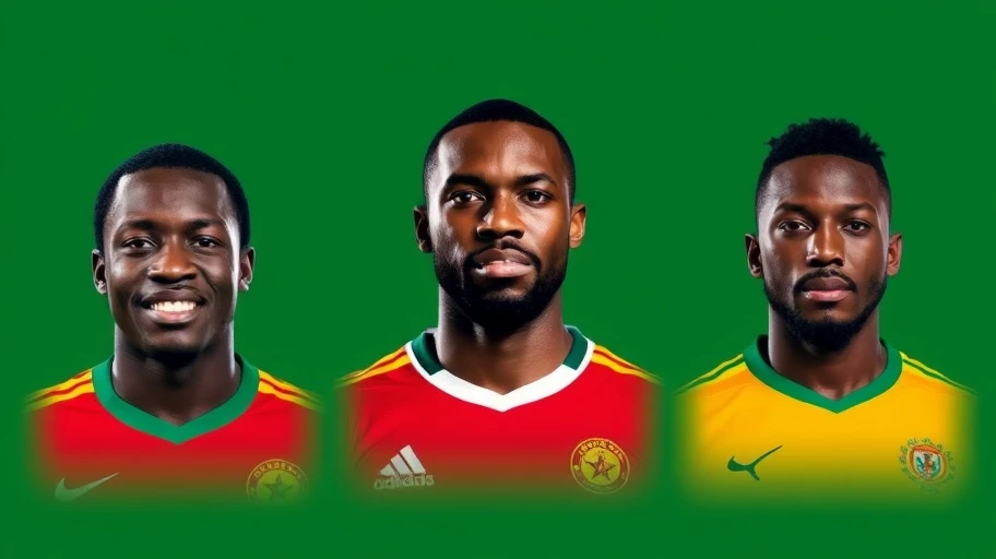 Chân dung các cầu thủ nổi tiếng của Ghana.