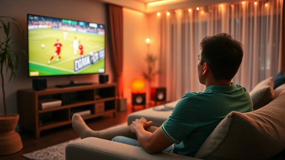 fan bóng đá Việt Nam xem TV