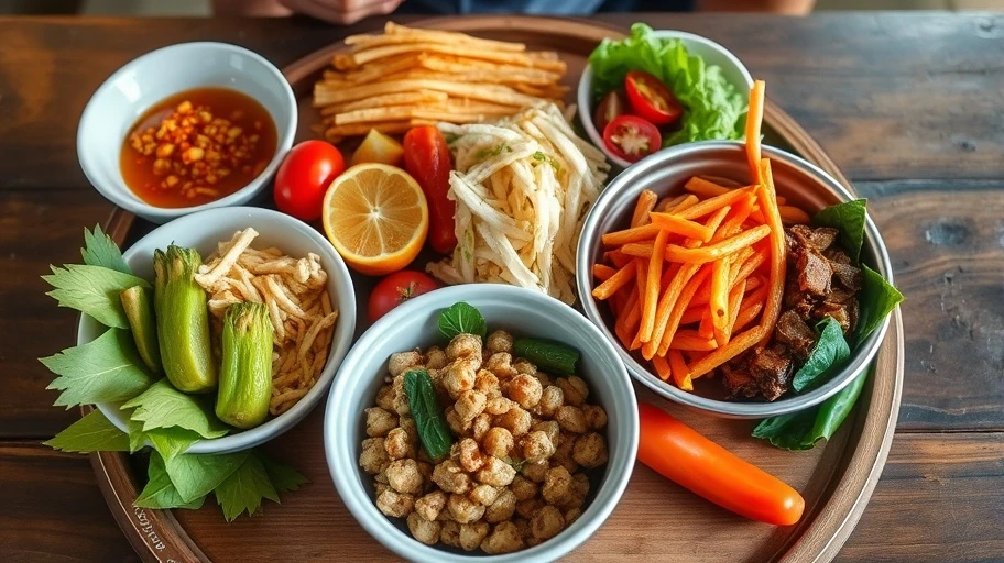 Hình ảnh bữa ăn giàu năng lượng cho cầu thủ