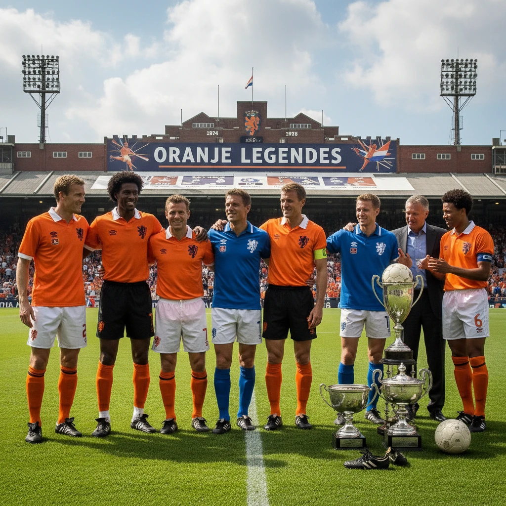 Hình ảnh các cầu thủ Hà Lan vĩ đại trong lịch sử