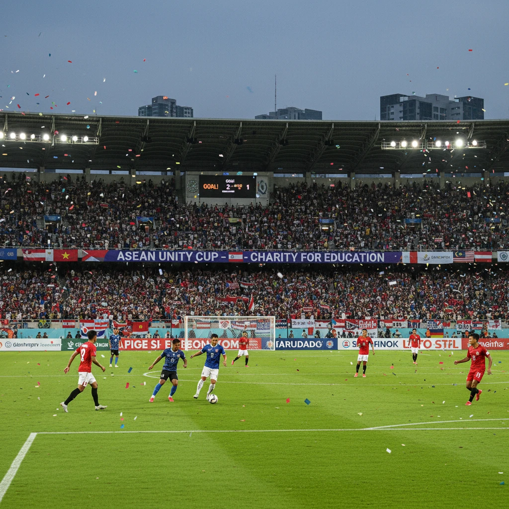 Hình ảnh các cầu thủ nổi bật từ Đông Nam Á thi đấu giao hữu.