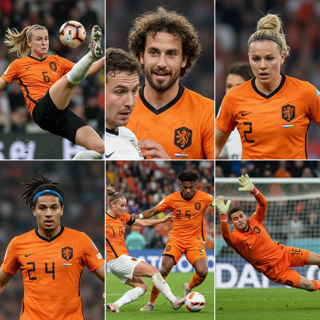 Hình ảnh chi tiết kỹ thuật và phong cách chơi của cầu thủ Hà Lan