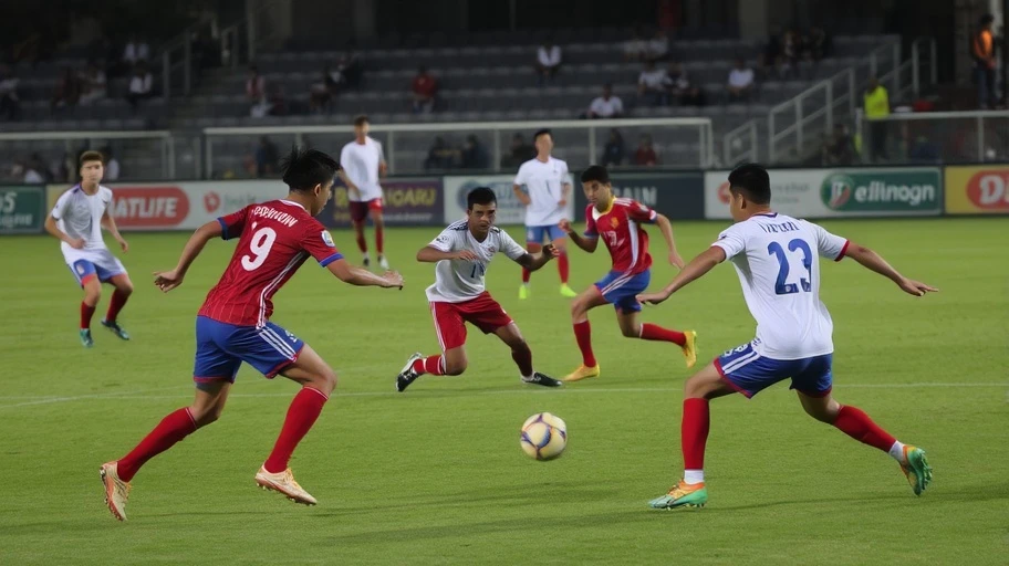 Hình ảnh chiến thuật pressing trong bóng đá