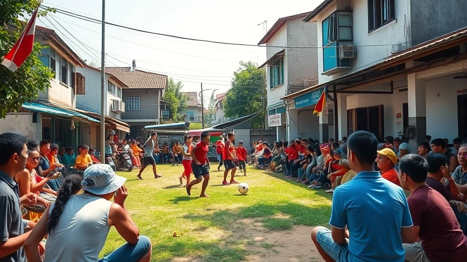 Hình ảnh đóng góp ngôi sao bóng đá phủi