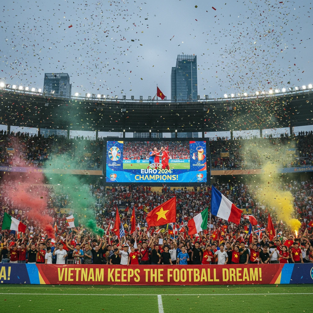 Hình ảnh kỷ niệm tại Euro đáng nhớ