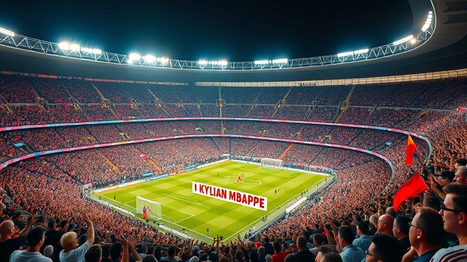 Hình ảnh Kylian Mbappé và thành tích vượt trội của cầu thủ này