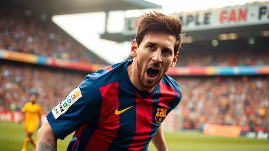 Hình ảnh Lionel Messi trên sân cỏ, cầu thủ vĩ đại nhất