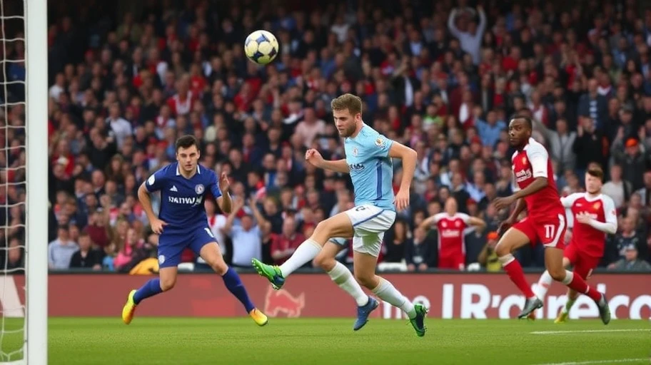 Hình ảnh Premier League sôi động.