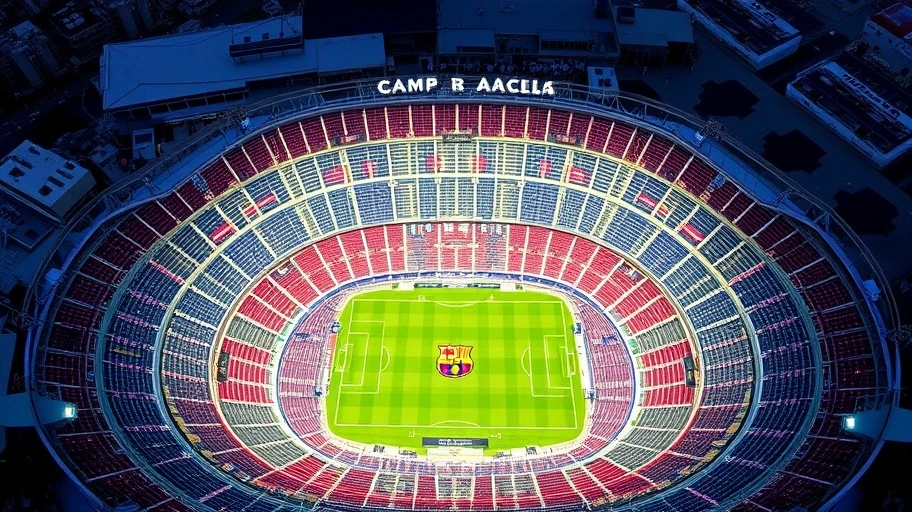 Hình ảnh sân Camp Nou nổi bật của Barcelona
