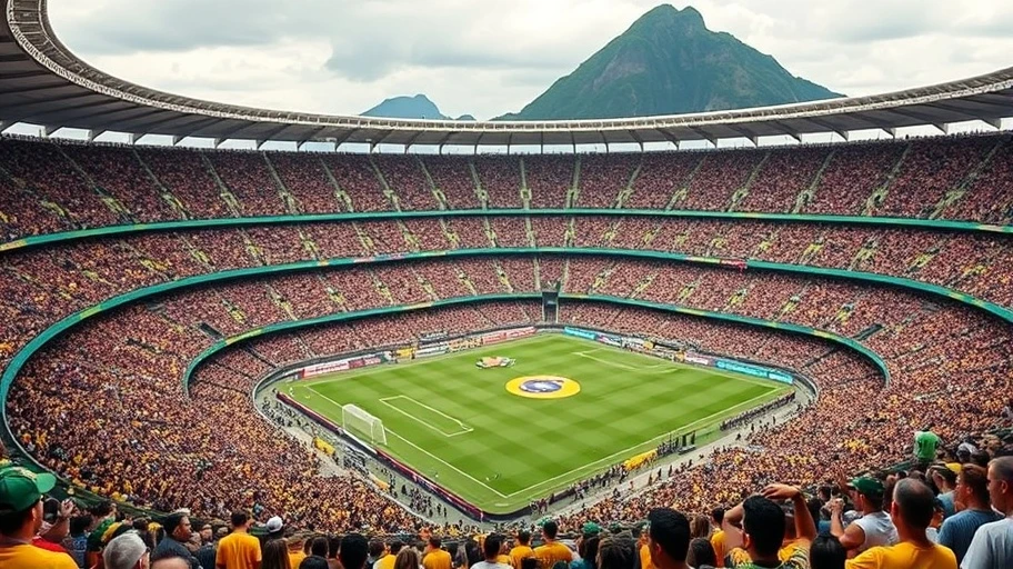 Hình ảnh sân Maracanã của Brazil
