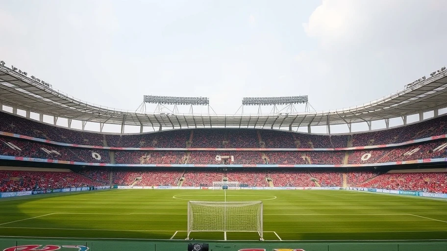 Hình ảnh sân vận động biểu tượng cho di sản của Pelé tại Việt Nam.