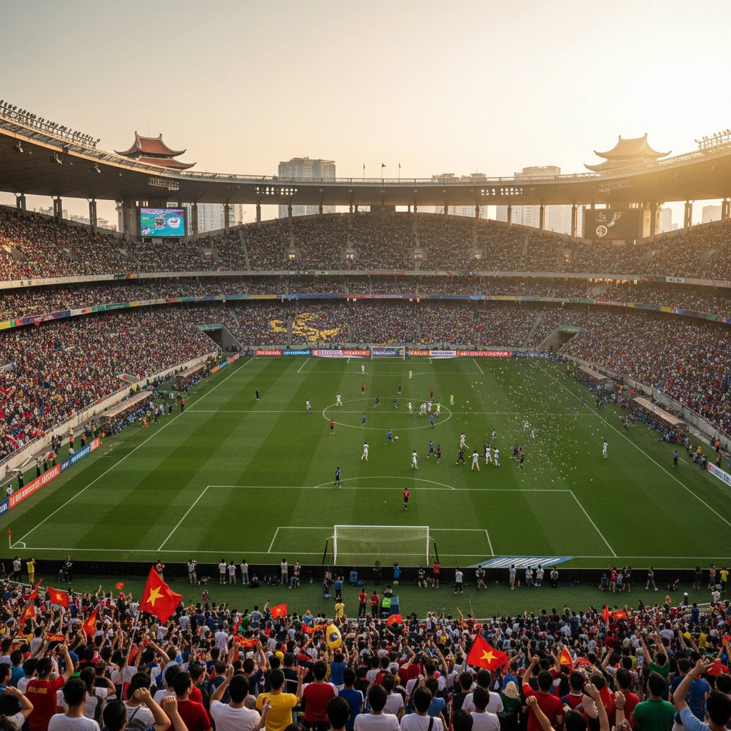 Hình ảnh sân vận động bóng đá tại Euro