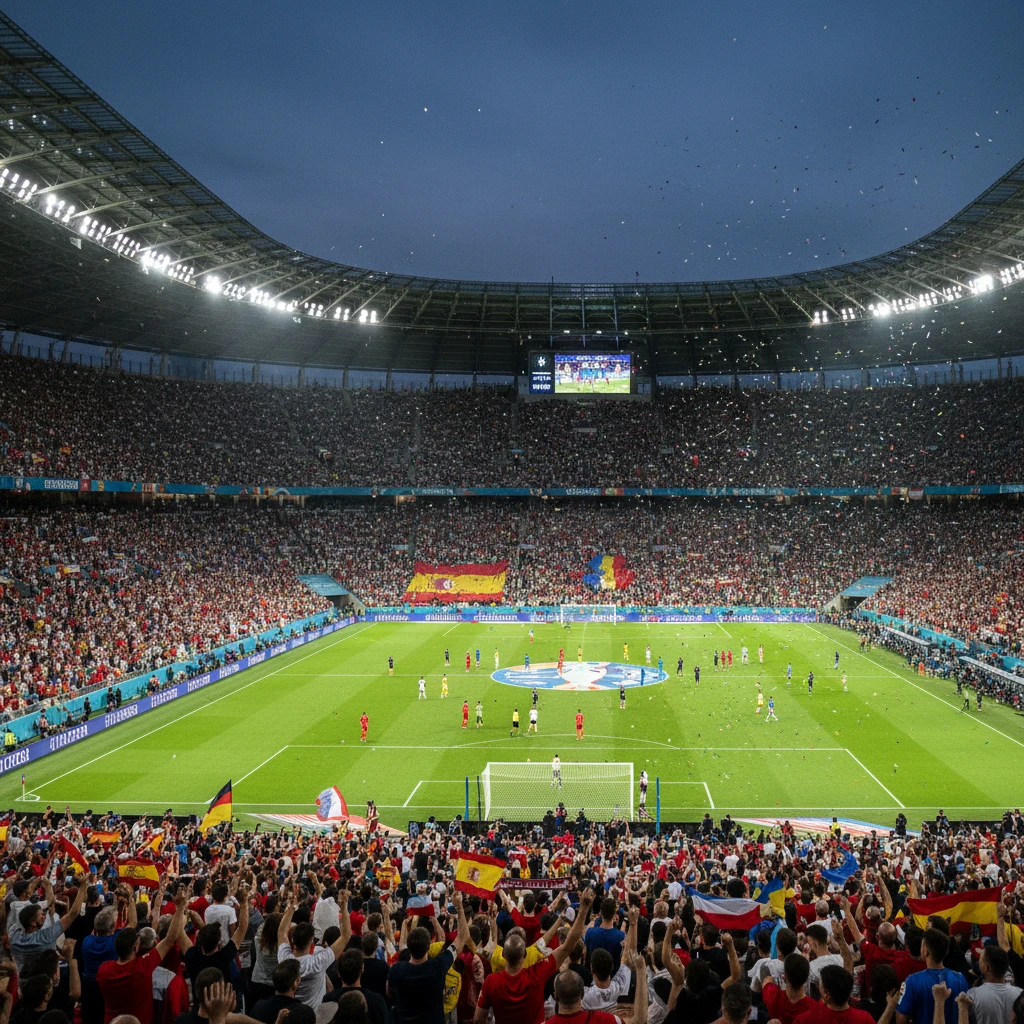 Hình ảnh sân vận động trong giải vô địch Euro