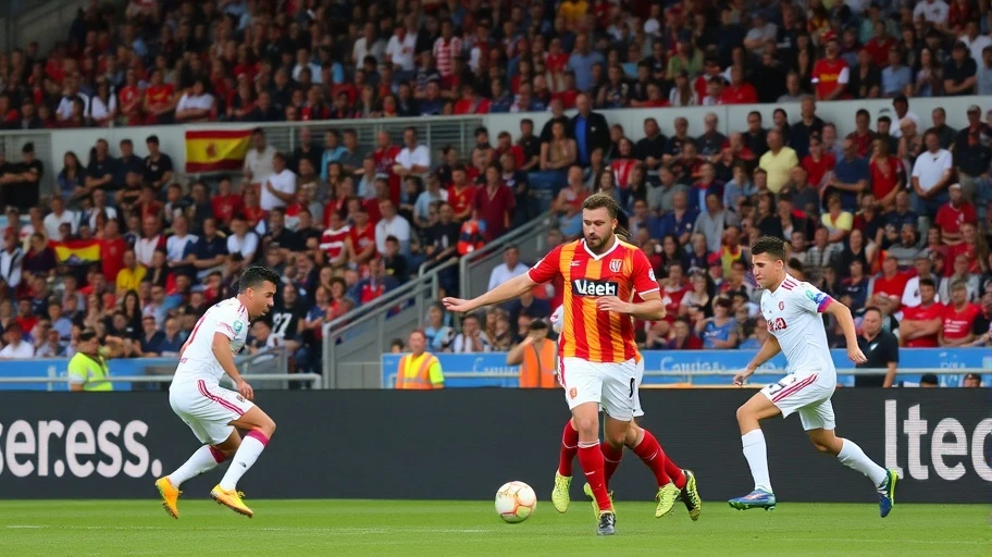 Hình ảnh Segunda División đầy tình huống căng thẳng