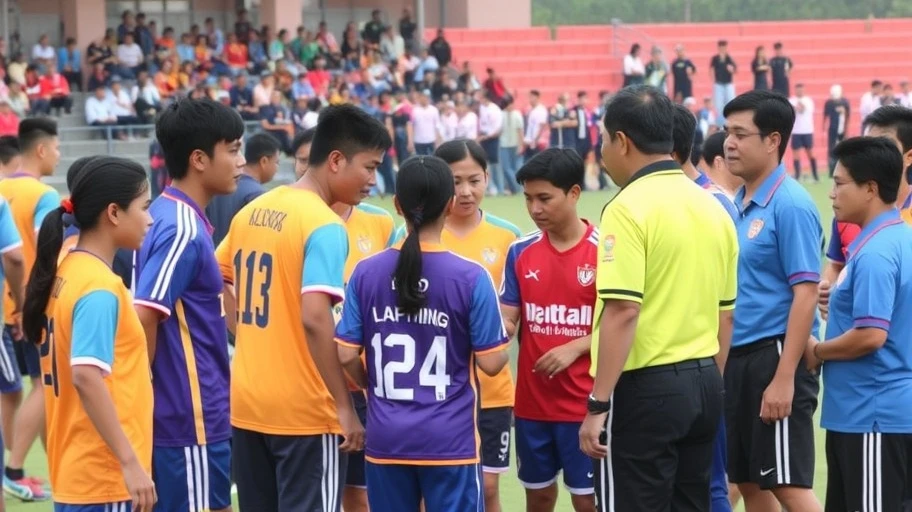 Hình ảnh sự tương tác tại giải bóng đá an ninh thủ đô 2023