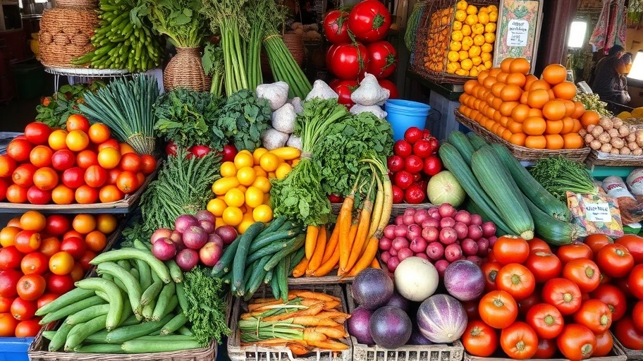 Hình ảnh thực phẩm giàu vitamin và khoáng chất