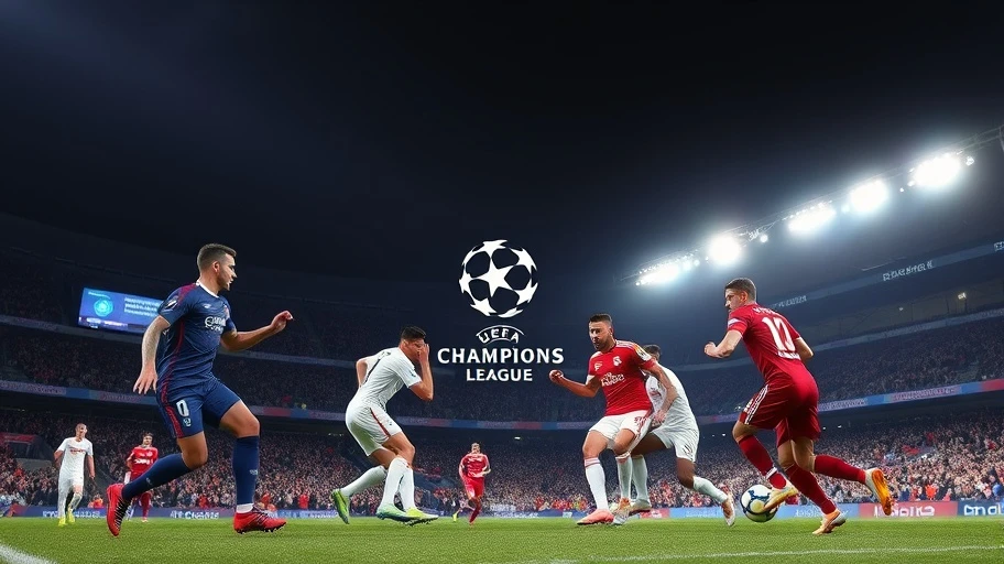 Hình ảnh trận đấu UEFA Champions League kịch tính