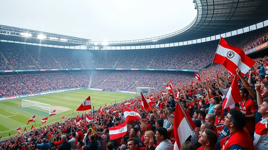 Khán giả hâm mộ tại Bundesliga.