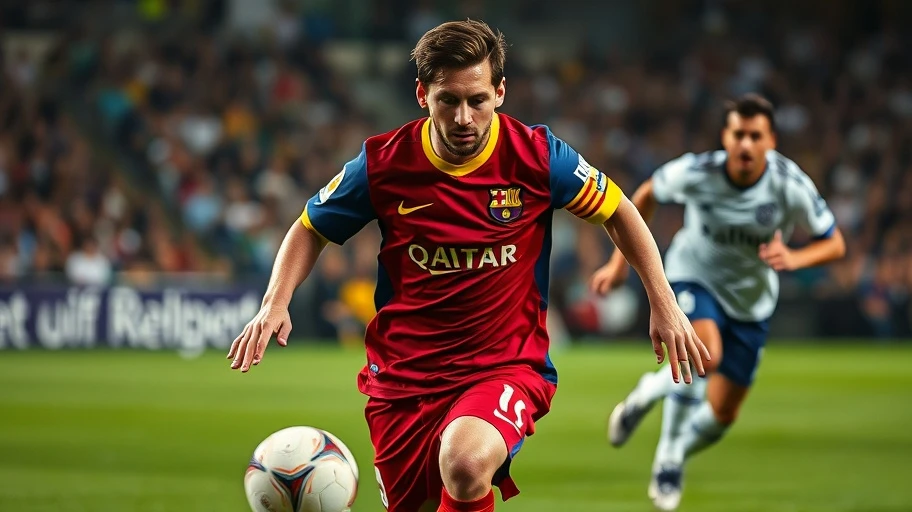 Lionel Messi với kỹ thuật bóng đá tuyệt hảo