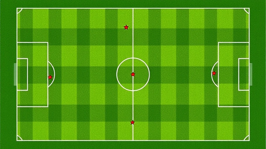 Sơ đồ đội hình bóng đá 4-4-2.