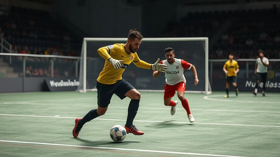 Thủ môn futsal tham gia tấn công trong chiến thuật Power Play