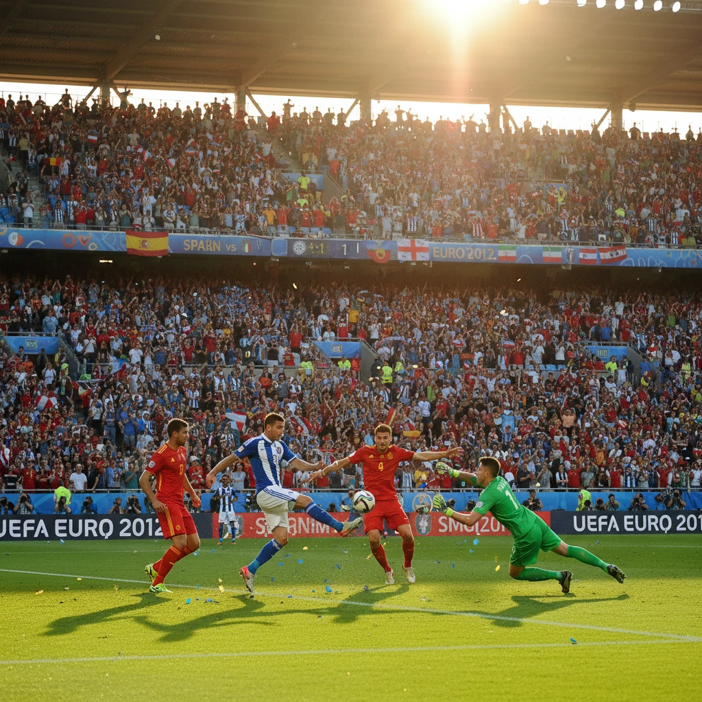 Trận đấu nổi bật tại UEFA Euro 2012.